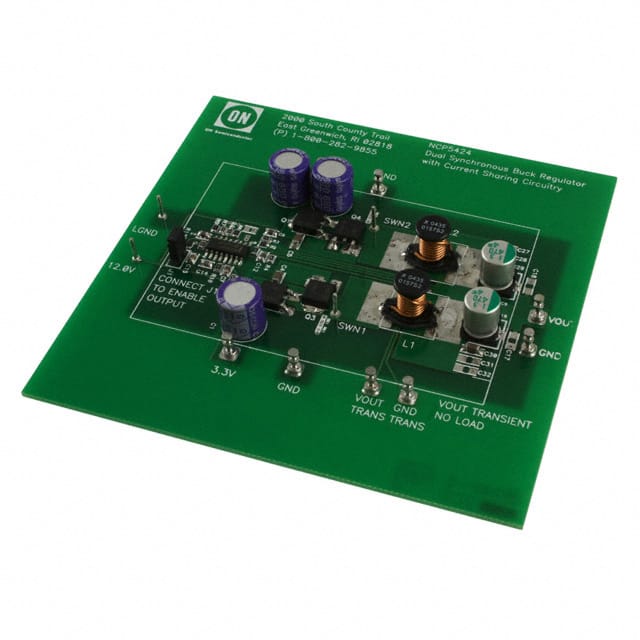 NCP5424EVB ON Semiconductor                                                                    EVAL BOARD FOR NCP5424