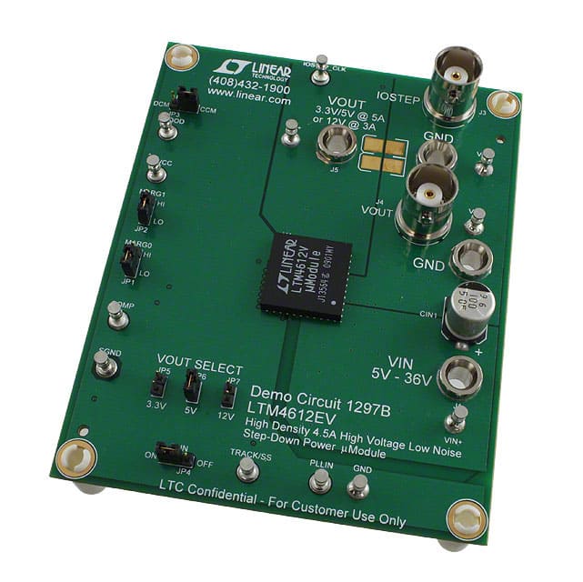 DC1297B Linear Technology/Analog Devices                                                                    BOARD EVAL LTM4612