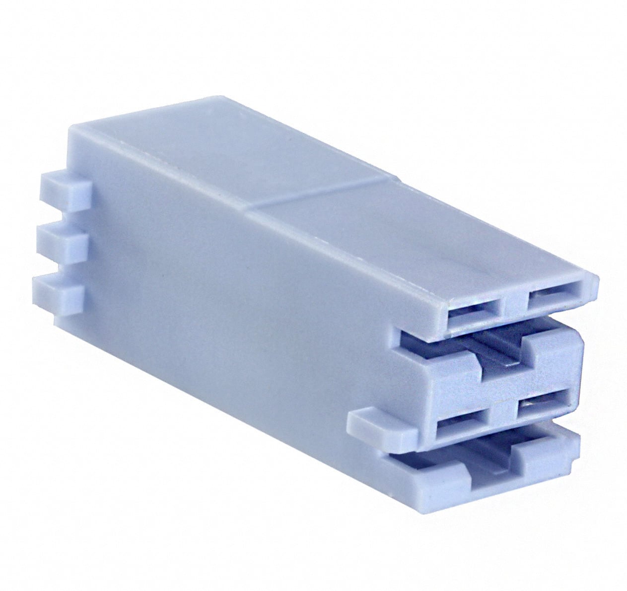 521204-2 TE Connectivity AMP Connectors                                                                    CONN RCPT HOUSING 0.25 2POS BLUE