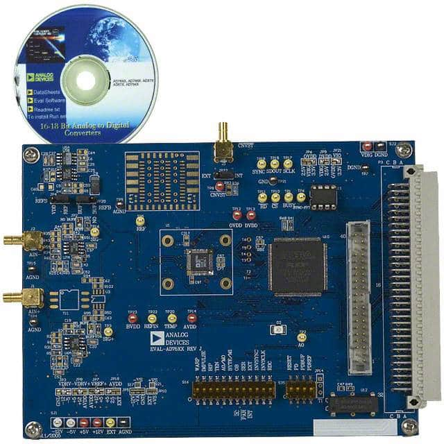 EVAL-AD7661CBZ Analog Devices Inc.                                                                    BOARD EVALUATION FOR AD7661