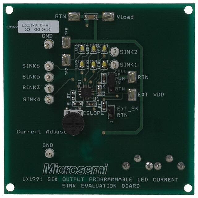 LX1991-03EVAL Microsemi Corporation                                                                    BOARD EVAL LED DRIVER 6 CHANNEL