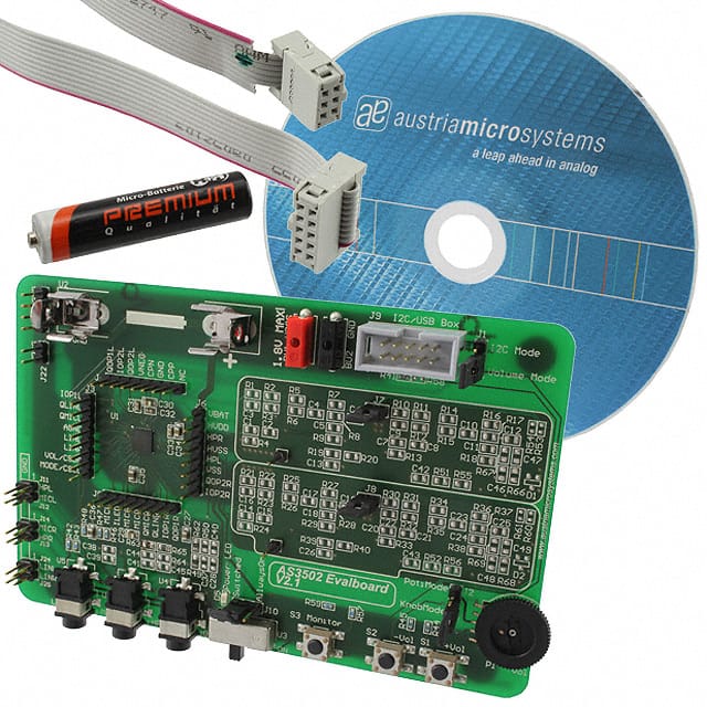 AS3502 EB ams                                                                    BOARD EVAL FOR AS3502