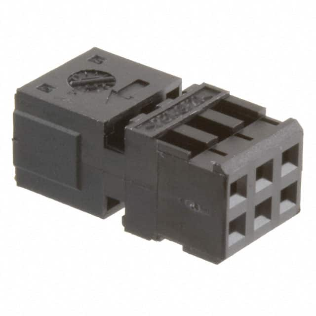 185311-1 TE Connectivity AMP Connectors                                                                    CONN RCPT HSNG 6POS .100 BLACK