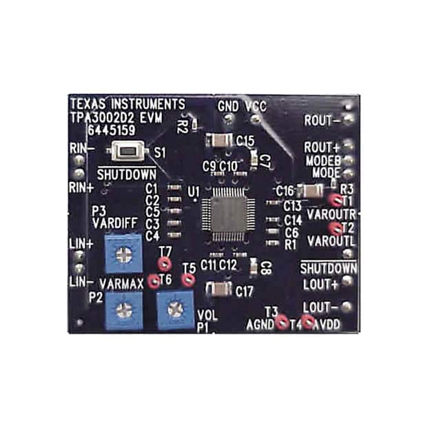 TPA3002D2EVM Texas Instruments                                                                    EVAL MOD FOR TPA3002D2