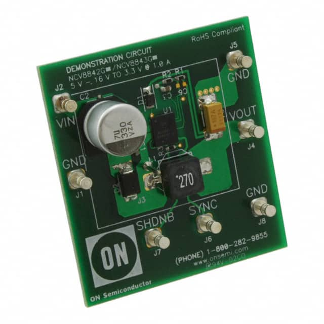 NCV8842PWGEVB ON Semiconductor                                                                    EVAL BOARD FOR NCV8842PWG