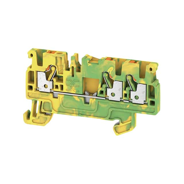 1521670000 Weidmuller                                                                    PE TERMINAL, PUSH IN, 2.5 MM, G