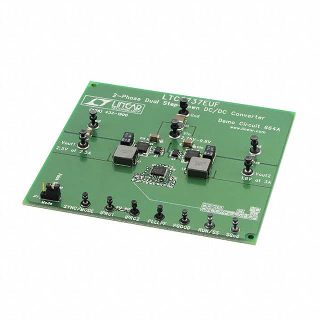 DC664A Linear Technology/Analog Devices                                                                    BOARD EVAL FOR LTC3737EUF