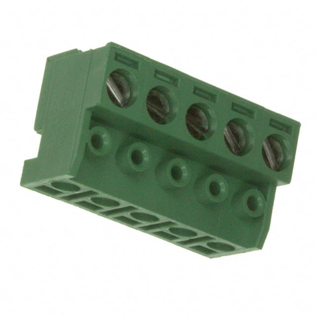 282830-5 TE Connectivity AMP Connectors                                                                    TERM BLOCK PLUG 5POS 90DEG 5MM