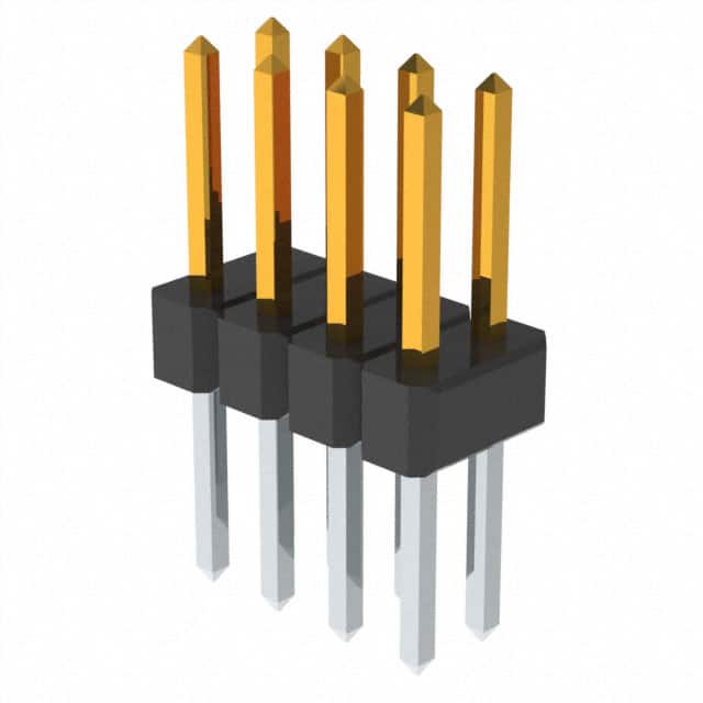 PBC04DABN Sullins Connector Solutions                                                                    CONN HEADER .100 DUAL STR 8POS