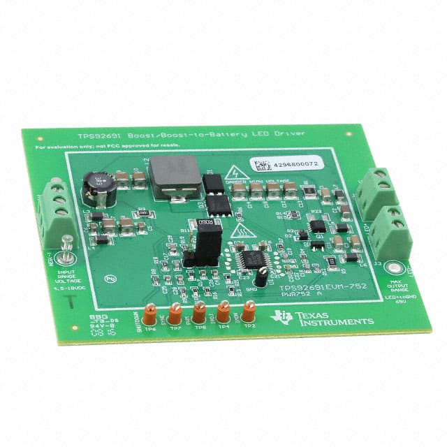 TPS92691EVM-752 Texas Instruments                                                                    EVAL BOARD FOR TPS92691