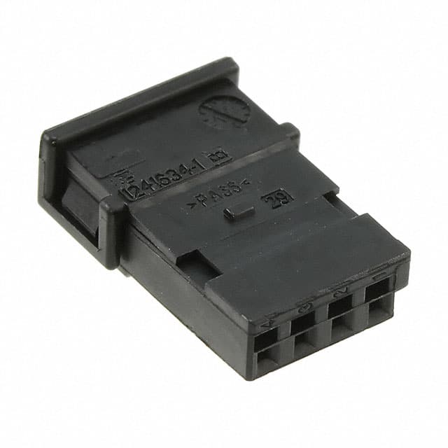 1241634-1 TE Connectivity AMP Connectors                                                                    CONN RCPT HSNG 4POS .100 BLACK