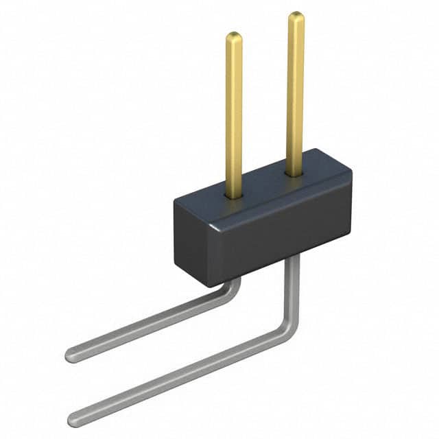 PBC01DBBN Sullins Connector Solutions                                                                    CONN HEADER .100 DUAL R/A 2POS