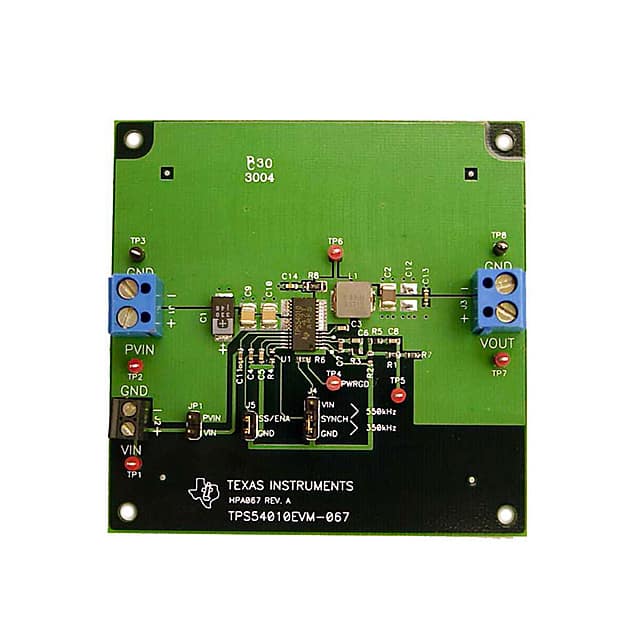 TPS54010EVM-067 Texas Instruments                                                                    EVALUATION MODULE FOR TPS54010