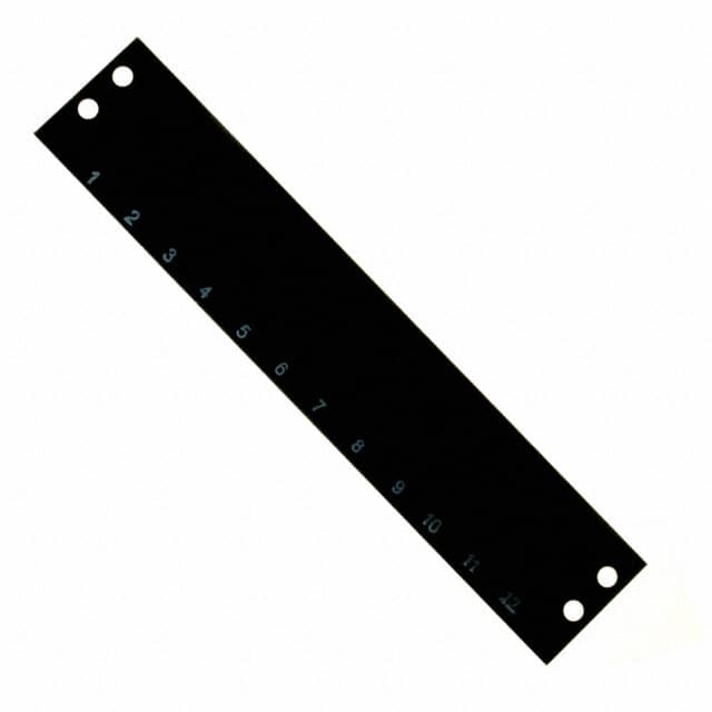 MS-12-142 Cinch Connectivity Solutions                                                                    BARRIER BLK MARKER STRIP 12POS