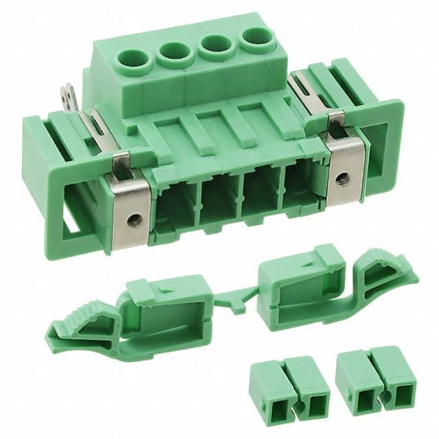 1716742 Phoenix Contact                                                                    TERM BLK HEADER 4POS GREEN