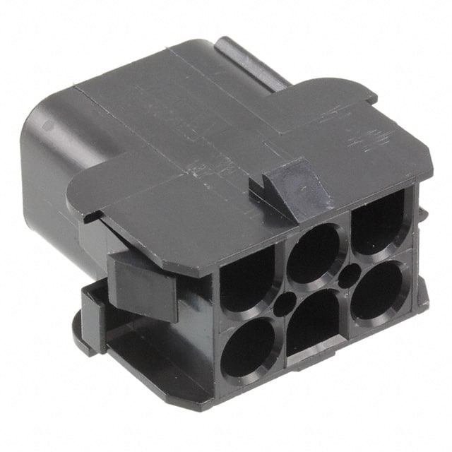 794536-1 TE Connectivity AMP Connectors                                                                    06P UMNL CAP HSG 150C BLK