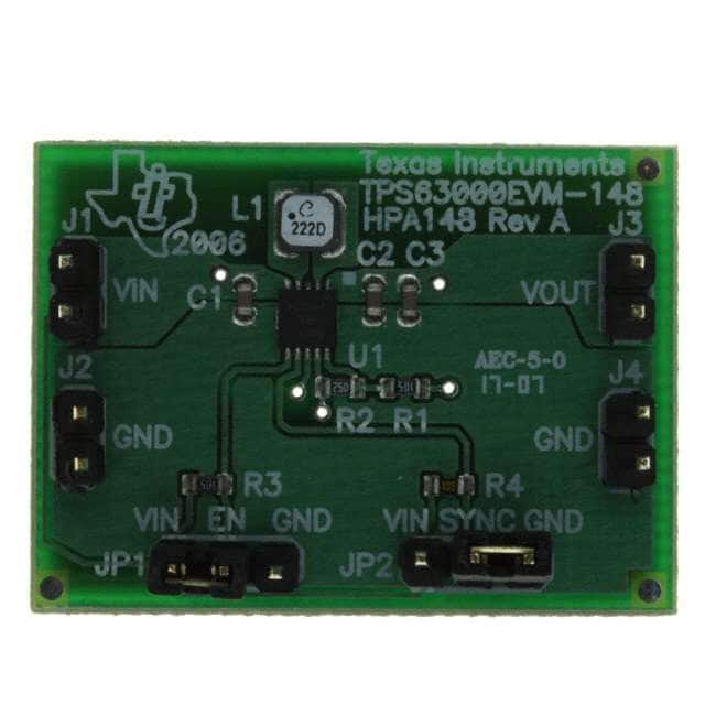 TPS63000EVM-148 Texas Instruments                                                                    EVALUATION MODULE FOR TPS63000