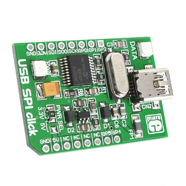 MIKROE-1204 MikroElektronika                                                                    BOARD USB SPI CLICK