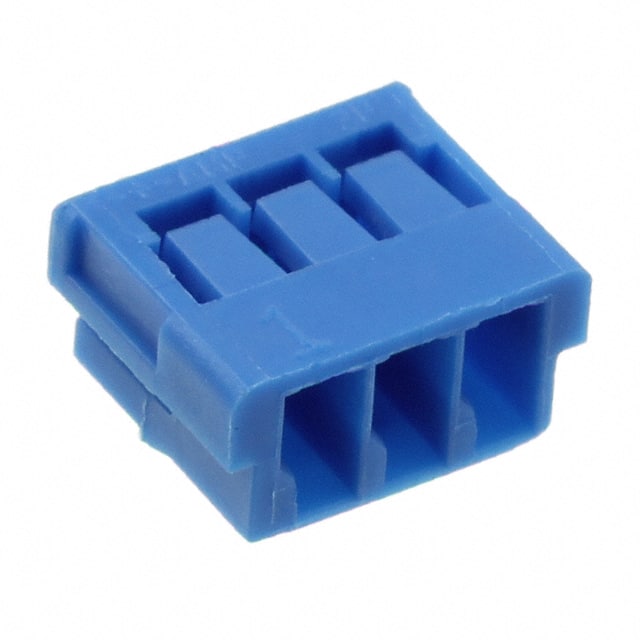 2-179228-3 TE Connectivity AMP Connectors                                                                    CT CRIMP-2 REC HSG 3P BLUE