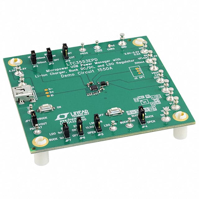 DC1550A Linear Technology/Analog Devices                                                                    EVAL BOARD FOR LTC3553