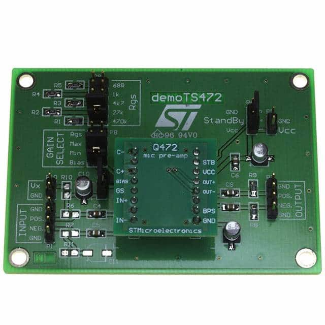 DEMOTS472Q STMicroelectronics                                                                    BOARD DEMO FOR TS472