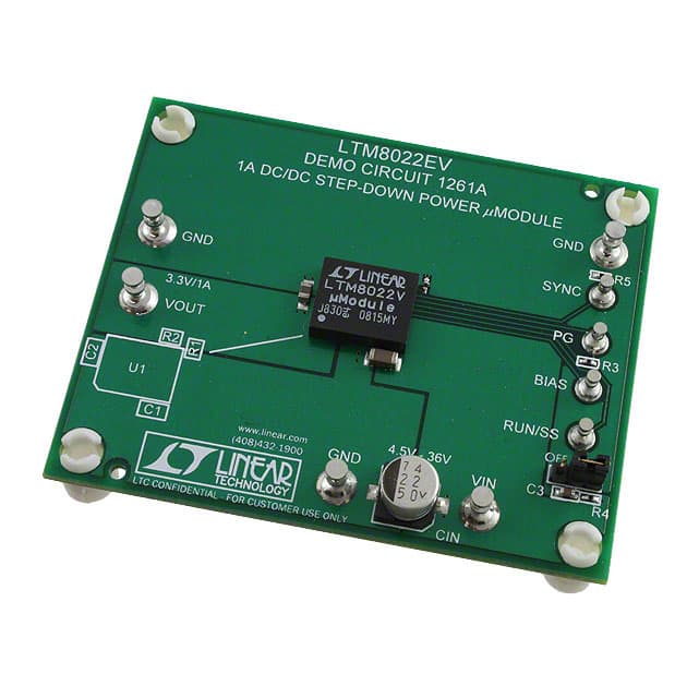 DC1261A Linear Technology/Analog Devices                                                                    BOARD DEMO LTM8022