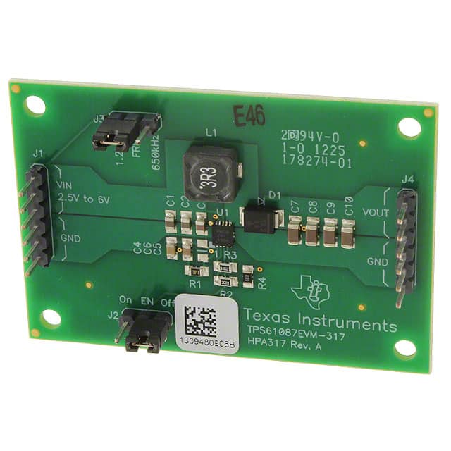 TPS61087EVM-317 Texas Instruments                                                                    EVALUATION BOARD FOR TPS61087