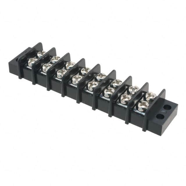 1546306-8 TE Connectivity AMP Connectors                                                                    CONN BARRIER STRIP 8CIRC 0.374