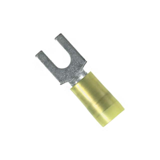 PN10-6F-D Panduit Corp                                                                    CONN SPADE TERM 10-12AWG #6 YEL