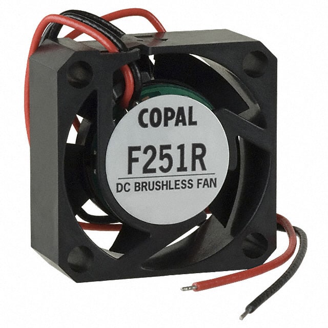 F251R-05L3B Nidec Copal Electronics                                                                    FAN AXIAL 25X10MM 5VDC WIRE