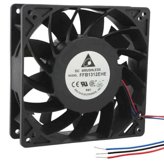 FFB1312EHE-F00 Delta Electronics                                                                    FAN AXIAL 127X38MM 12VDC WIRE