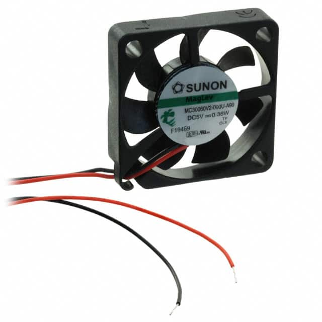 MC30060V2-000U-A99 Sunon Fans                                                                    FAN AXIAL 30X6.9MM 5VDC WIRE