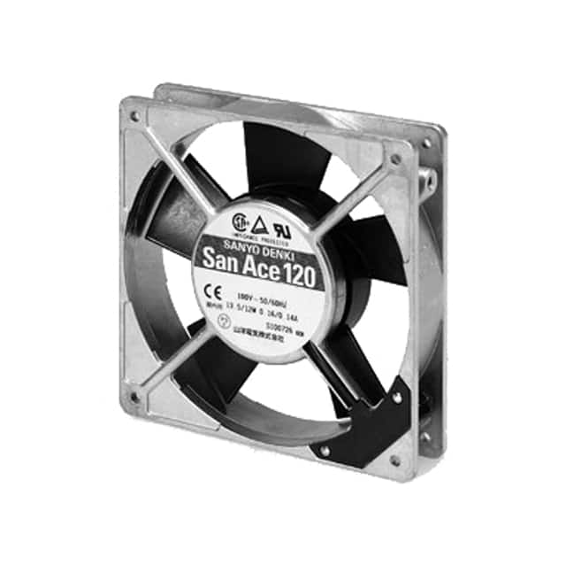 109S029UL Sanyo Denki America Inc.                                                                    FAN 120X38MM 100VAC