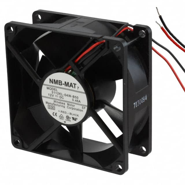 3112KL-04W-B50-E00 NMB Technologies Corporation                                                                    FAN AXIAL 80X32MM 12VDC WIRE