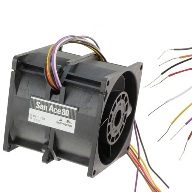 9CR0812P8S03 Sanyo Denki America Inc.                                                                    FAN 80X80MM 12VDC DUAL TACH,PWM