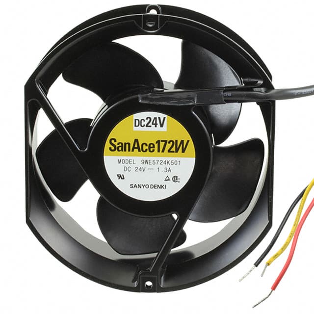 9WE5724K501 Sanyo Denki America Inc.                                                                    FAN 172X51MM 24VDC IP68 SDCUT