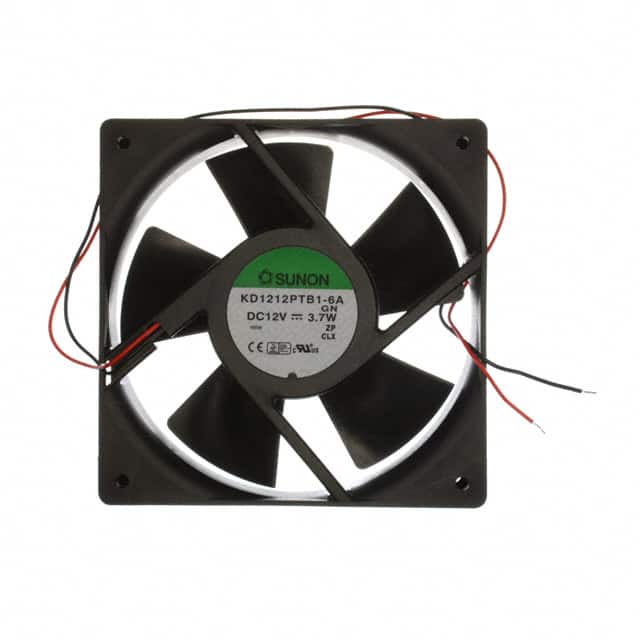 KD1212PTB1-6A.GN Sunon Fans                                                                    FAN AXIAL 120X25MM 12VDC WIRE