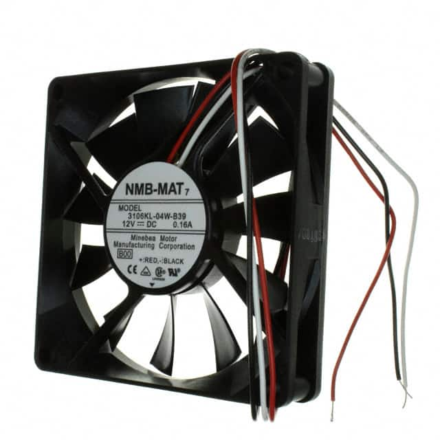 3106KL-04W-B39-B00 NMB Technologies Corporation                                                                    FAN AXIAL 80X15MM 12VDC WIRE