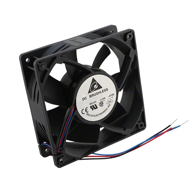 AFB1212H-F00 Delta Electronics                                                                    FAN AXIAL 120X120X25.4MM 12V WIR