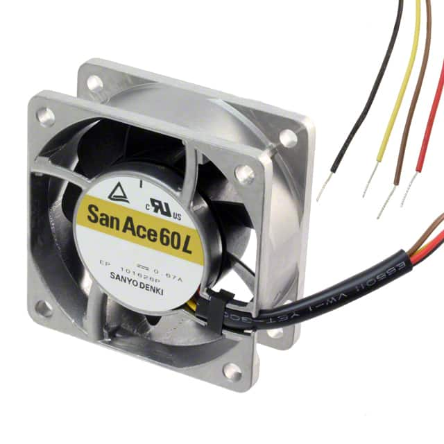 9LG0612P4S001 Sanyo Denki America Inc.                                                                    FAN 60X25MM 12VDC RBLS TACH,PWM