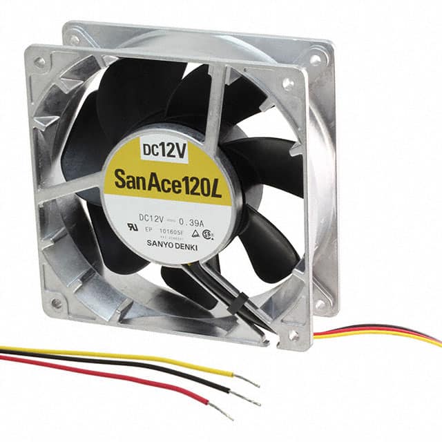 9LB1212H101 Sanyo Denki America Inc.                                                                    FAN 120X38MM 12VDC RBLS TACH