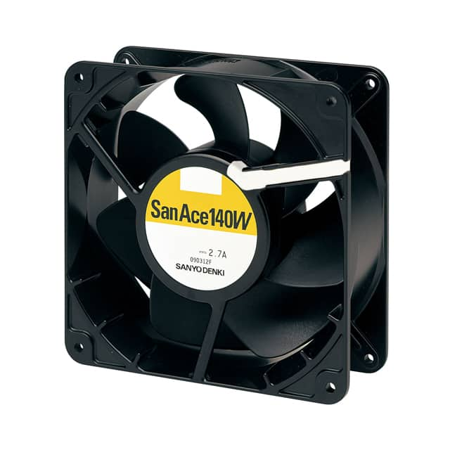 9WB1412S502 Sanyo Denki America Inc.                                                                    FAN 140X51MM 12VDC IP68 RBLS