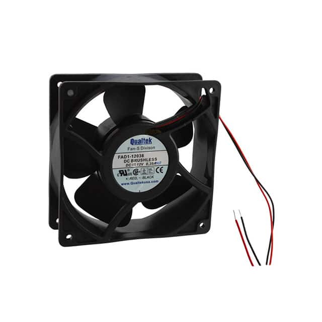 FAD1-12038CSAW12 Qualtek                                                                    FAN AXIAL 120X38.5MM 12VDC WIRE