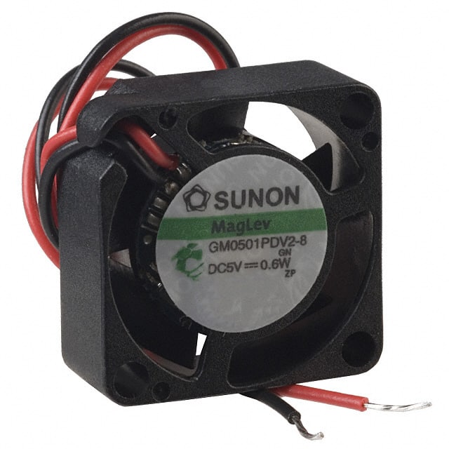 GM0501PDV2-8.GN Sunon Fans                                                                    FAN AXIAL 20X8MM VAPO 5VDC WIRE