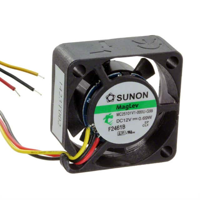 MC30100V1-000U-G99 Sunon Fans                                                                    FAN AXIAL 30X10MM VAPO 5VDC WIRE