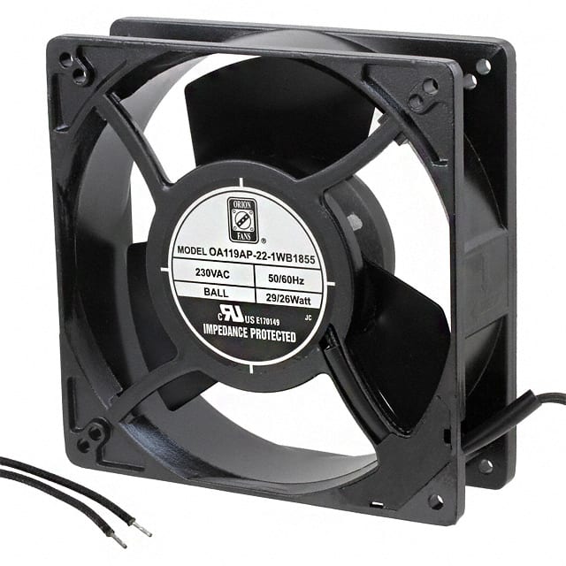 OA119AP-22-1WB1855 Orion Fans                                                                    FAN AXIAL 127X38.5MM 230VAC WIRE