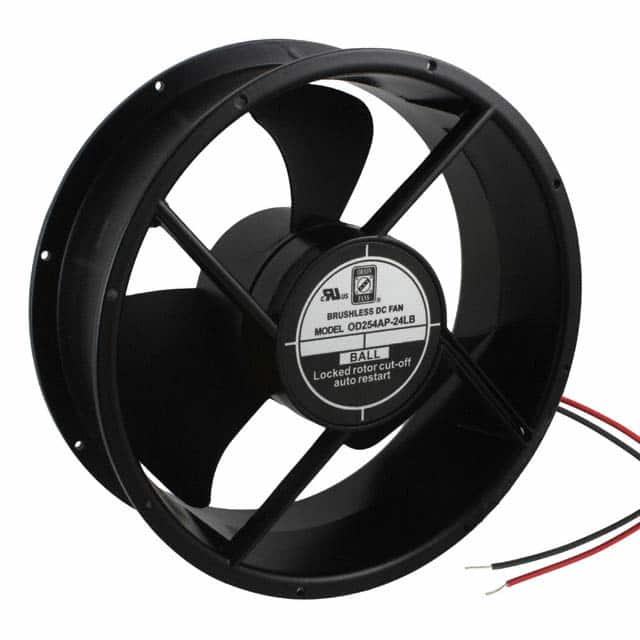 OD254AP-24LB Orion Fans                                                                    FAN AXIAL 254X89MM 24VDC WIRE