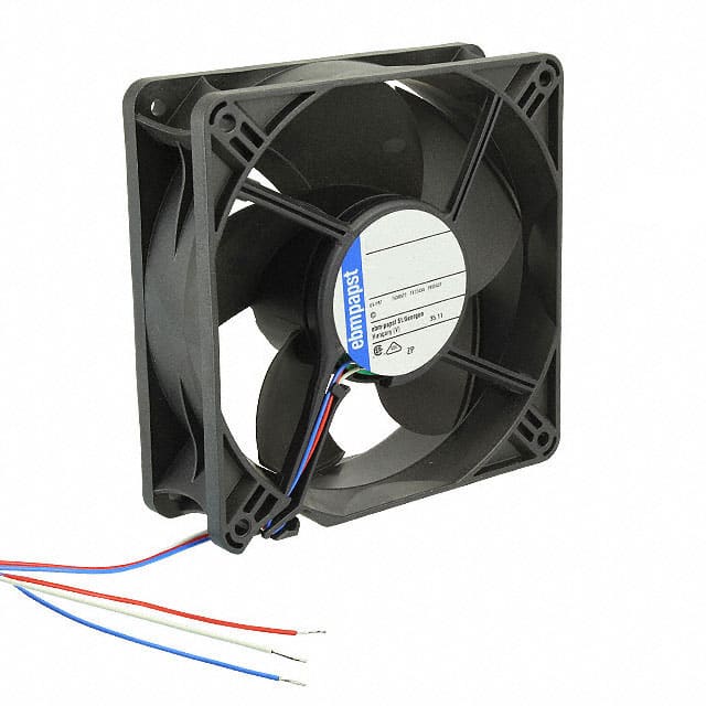 4412/12M ebm-papst Inc.                                                                    FAN AXIAL 119X38MM 12VDC WIRE