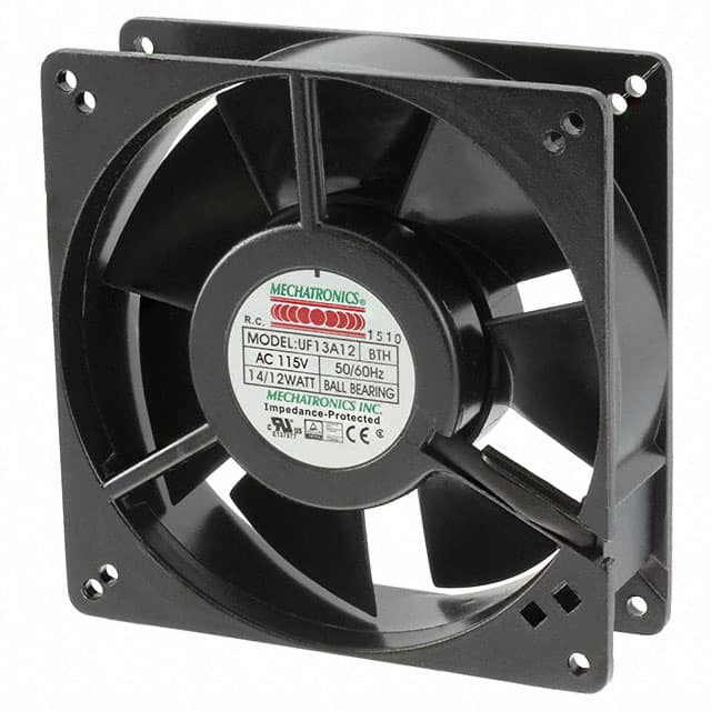 UF13A12-BWHNSR Mechatronics Fan Group                                                                    FAN 127X38MM 115V IP55 SALT FOG