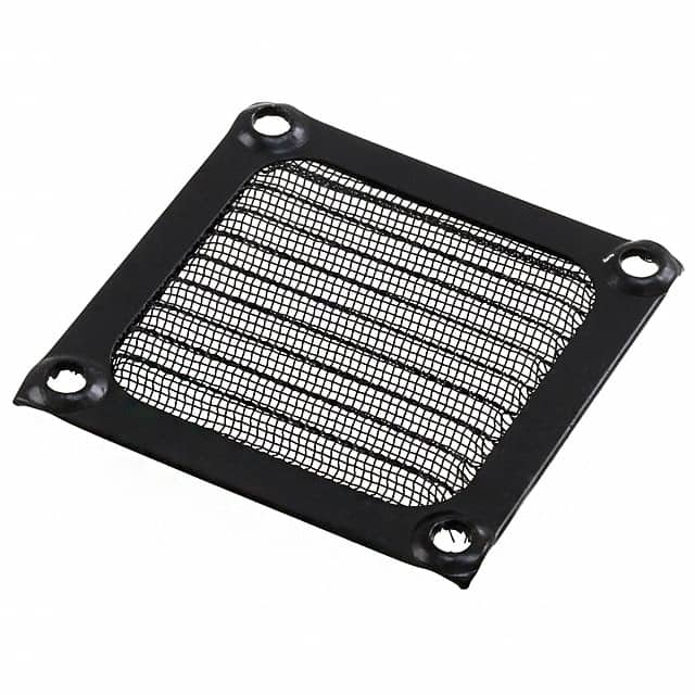 06250-B Qualtek                                                                    FAN FILTER ANODIZED BLACK 60MM